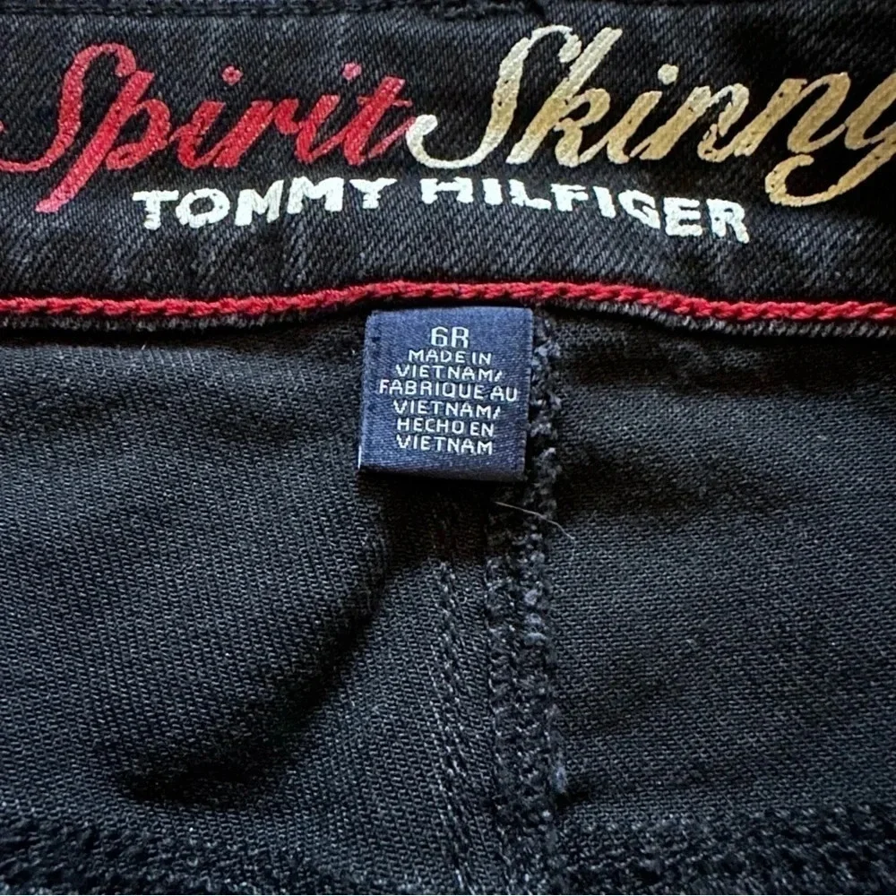 Tommy Hilfiger Black Spirit Skinny Jeans Size 6R
